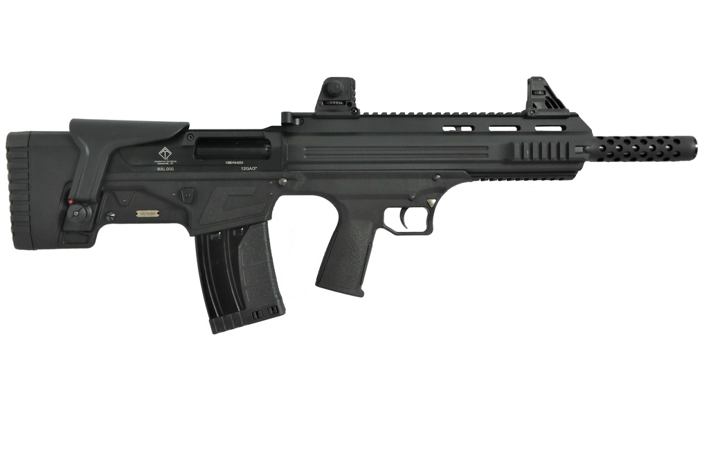 ATI ATIG20BDB BULLDOG  20 GAUGE 3" 16" 5+1 BLACK STEEL BARREL, BLACK ALUMINUM RECEIVER, PICATINNY RAIL, BLACK FIXED BULLPUP STOC & GRIP