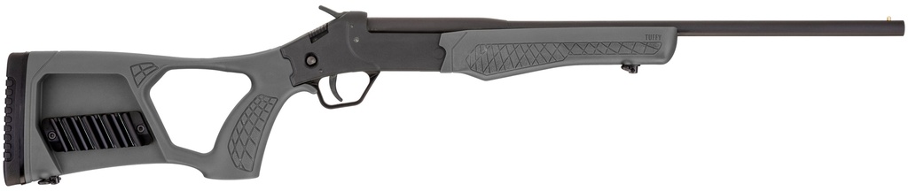 ROSSI SSP1-GRAY TUFFY SINGLE SHOT YOUTH 410 GAUGE BREAK OPEN 3" 1RD 18.50" MATTE BLACK BARREL, MATTE BLACK STEEL RECEIVER, GRAY SYNTHETIC THUMBHOLE STOCK W/SHELL HOLDER, RIGHT HAND