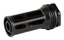 HUXWRX 1799 QD 762 FLASH HIDER BLACK WITH 5/8"-24 TPI THREADS, 2.30" OAL & 1.20" DIAMETER FOR 30 CAL AR-PLATFORM