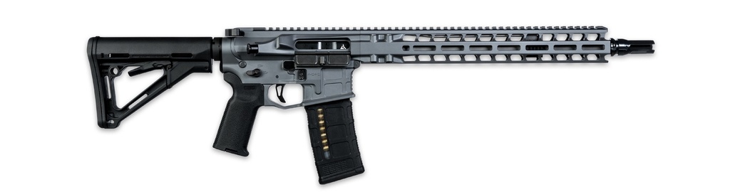 RADIAN WEAPONS R0038 MODEL 1 CARBINE 223 WYLDE 30+1 14.50" PINNED & WELDED BARREL, RADIAN GRAY BILLET REC/M-LOK HANDGAURD, MAGPUL GRIP & CTR STOCK, AMBI CONTROLS, MID-LENGTH GAS
