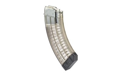 US PALM MA1120A STANDARD  30RD 7.62X39MM FITS AK-47 CLEAR W/ BLACK FLOOR PLATE