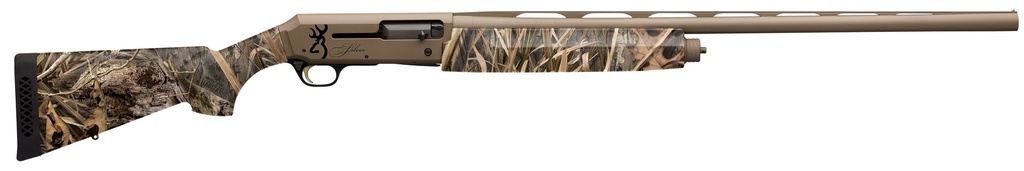 BROWNING 011428204 SILVER FIELD 12 GAUGE 3.5" 4+1 28" BARREL, FLAT DARK EARTH CERAKOTE FINISH, MOSSY OAK SHADOW GRASS HABITAT SYNTHETIC STOCK