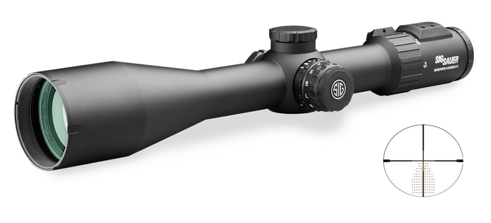 SIG SAUER ELECTRO-OPTICS SOSBDX651 SIERRA6 BDX BLACK ANODIZED 5-30X56MM 34MM TUBE ILLUMINATED BDX-R2 RETICLE