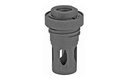 YANKEE HILL 431536A MINI QD FLASH HIDER BLACK PHOSPHATE STEEL WITH 1/2"-36 TPI THREADS & 2.13" OAL FOR 5.56X45MM NATO AR-PLATFORM
