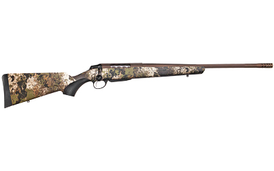 TIKKA JRTXVW370 T3X LITE 7MM REM MAG 3+1 24.30" FLUTED/THREADED, MIDNIGHT BRONZE CERAKOTE BARREL/REC, VEIL WIDELAND SYNTHETIC STOCK, INTERCHANGEABLE GRIP, MUZZLE BRAKE