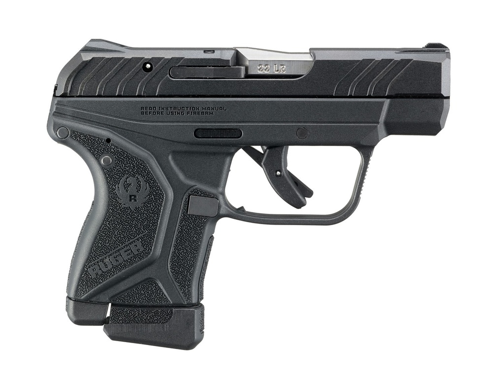 RUGER 13705 LCP II  22 LR 10+1 2.75" SATIN STAINLESS BARREL, BLACK OXIDE SERRATED SLIDE & TEXTURED POLYMER FRAME/GRIP, LITE RACK SYSTEM