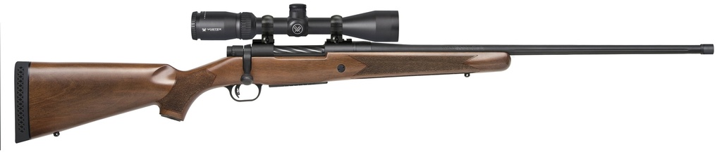 MOSSBERG 28127 PATRIOT  7MM REM MAG CALIBER WITH 3+1 CAPACITY, 24" THREADED/FLUTED BARREL, MATTE BLUED METAL FINISH & WALNUT STOCK RIGHT HAND (FULL SIZE) INCLUDES VORTEX CROSSFIRE II 3-9X40MM SCOPE
