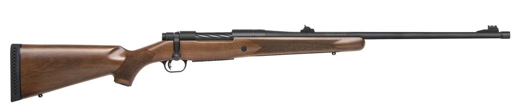 MOSSBERG 28121 PATRIOT  FULL SIZE 300 WIN MAG 3+1 24" MATTE BLUED FLUTED THREADED BARREL, DRILLED & TAPPED MATTE BLUED STAINLESS STEEL RECEIVER, WALNUT FIXED STOCK, RIGHT HAND