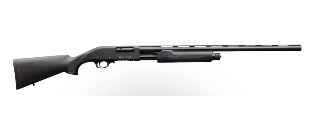 CHARLES DALY 930223 301 FULL SIZE 20 GAUGE PUMP 3" 4+1 26" BLUED VENT RIB BARREL, BLACK ANODIZED ALUMINUM GROOVED RECEIVER, FIXED BLACK SYNTHETIC STOCK, RIGHT HAND