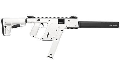 KRISS USA KV45CAP20 VECTOR CRB GEN2 45 ACP 30+1 16" BLACK NITRIDE THREADED BARREL, ALPINE CERAKOTE PICATINNY RAIL ALUMINUM RECEIVER, ALPINE WHITE SYNTHETIC 6 POSITION STOCK ALPINE POLYMER GRIP
