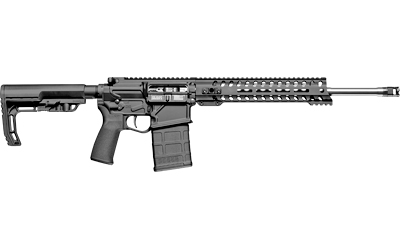 PATRIOT ORDNANCE FACTORY 01662 ROGUE DIRECT IMPINGEMENT 7.62X51MM NATO 20+1 16.50" STAINLESS STEEL BARREL, BLACK ANODIZED RECEIVER, 11" RENEGADE HANDGUARD, SYNTHETIC 6 POSITION MFT MINIMALIST STOCK