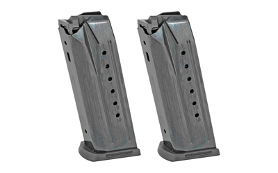 RUGER 90684 SECURITY-9 VALUE PACK 15RD 9MM LUGER BLACK OXIDE STEEL 2 PER PACK