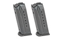 RUGER 90684 SECURITY-9 VALUE PACK 15RD 9MM LUGER BLACK OXIDE STEEL 2 PER PACK