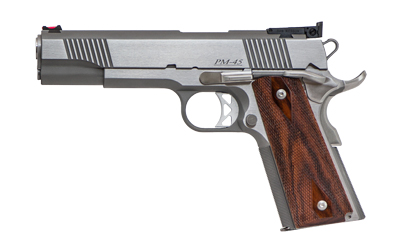 DAN WESSON 01942 POINTMAN NINE 9MM LUGER CALIBER WITH 5" BARREL, 9+1 CAPACITY, OVERALL STAINLESS STEEL FINISH, BEAVERTAIL FRAME, SERRATED BRUSHED SLIDE & COCOBOLO GRIP