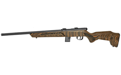 SAVAGE ARMS 91937 93 MINIMALIST FULL SIZE 22 WMR 10+1 18" MATTE BLACK THREADED BARREL, MATTE BLACK DRILLED & TAPPED CARBON STEEL RECEIVER, NATURAL BROWN BOYD'S MINIMALIST LAMINATE STOCK, RIGHT HAND