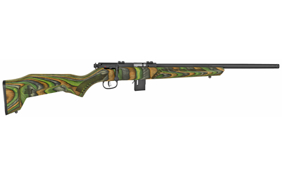 SAVAGE ARMS 91936 93 MINIMALIST FULL SIZE 22 WMR 10+1 18" MATTE BLACK THREADED BARREL, MATTE BLACK DRILLED & TAPPED CARBON STEEL RECEIVER, OD GREEN BOYD'S MINIMALIST LAMINATE STOCK, RIGHT HAND