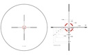 TRIJICON 2900015 CREDO  MATTE BLACK 1-6X24MM 30MM TUBE LED ILLUMINATED BDC RED SEGMENTED CIRCLE .223 55GR RETICLE