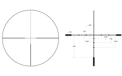 TRIJICON 2700006 HURON  SATIN BLACK 3-9X 40MM 1" TUBE BDC HUNTER HOLDS RETICLE