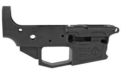 ATI ATIGLOWMS MIL-SPORT STRIPPED LOWER MULTI-CALIBER 7075-T6 ALUMINUM BLACK ANODIZED FOR AR-15