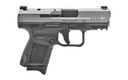 CANIK HG5610TN TP9 ELITE SUBCOMPACT 9MM LUGER 3.60" 15+1,12+1 BLACK FRAME WITH WITH OPTIC CUT TUNGSTEN GRAY CERAKOTE STEEL SLIDE, INTERCHANGEABLE BACKSTRAP GRIP & PICATINNY RAIL