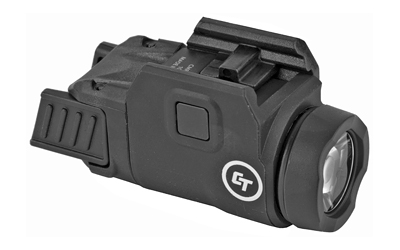 CRIMSON TRACE 0100010 RAIL MASTER  BLACK POLYMER, 200 LUMENS WHITE LED BULB, PICATINNY RAIL MOUNT