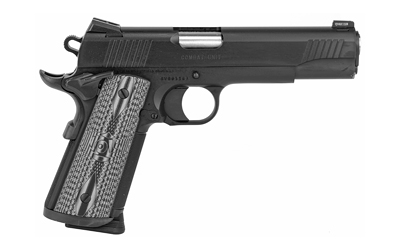 COLT MFG O1080CCU CCU GOVERNMENT 45 ACP 8+1 5" STAINLESS NATIONAL MATCH BARREL, MATTE BLACK DLC SERRATED STAINLESS STEEL SLIDE & FRAME, BLACK SCALLOPED G10 GRIP, AMBIDEXTROUS