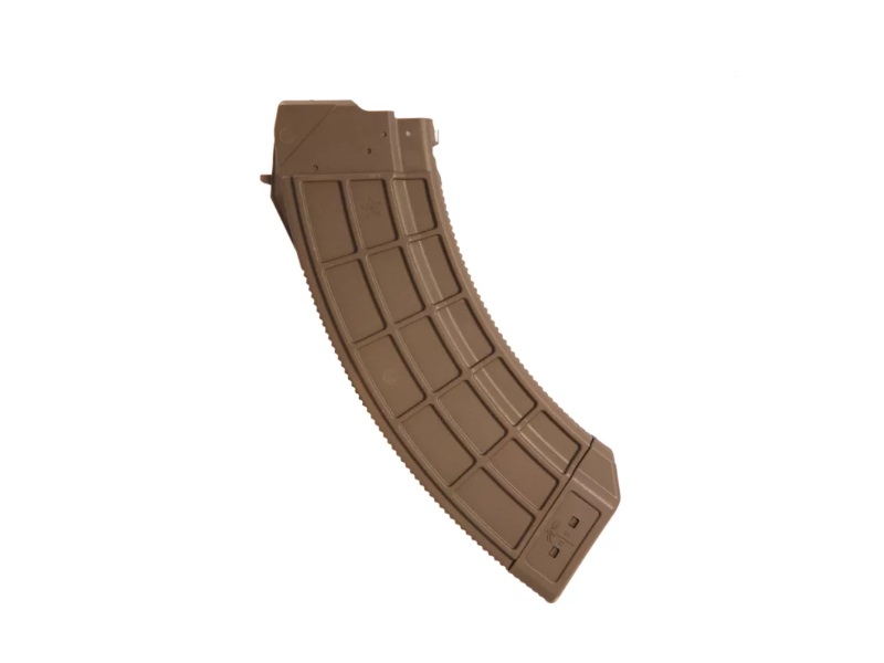 US PALM MA693A STANDARD  30RD 7.62X39MM FITS AK-47 FLAT DARK EARTH POLYMER W/STAINLESS STEEL LATCH