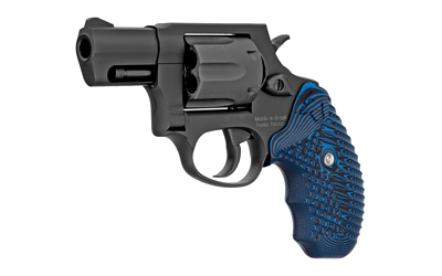 TAURUS 2-856021MVZ16 856  SMALL 38 SPECIAL +P 6 SHOT 2" MATTE BLACK CARBON STEEL BARREL, CYLINDER & FRAME, BLUE VZ CYCLONE GRIP, TRANSFER BAR SAFETY, EXPOSED HAMMER