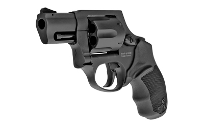 TAURUS 2-856021CH 856  SMALL 38 SPECIAL +P 6 SHOT 2" MATTE BLACK CARBON STEEL BARREL, CYLINDER & FRAME, BLACK FINGER GROOVED RUBBER GRIP, TRANSFER BAR SAFETY, CONCEALED HAMMER