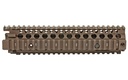 DANIEL DEFENSE 0100408020011 MK18 RIS II HANDGUARD 9.55" 2-PIECE, FREE-FLOATING STYLE MADE OF 6061-T6 ALUMINUM WITH FLAT DARK EARTH ANODIZED FINISH & PICATINNY RAIL FOR AR-15
