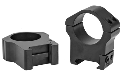 WARNE 502M HORIZONTAL RINGS MAXIMA MATTE BLACK 1" HIGH 0 MOA