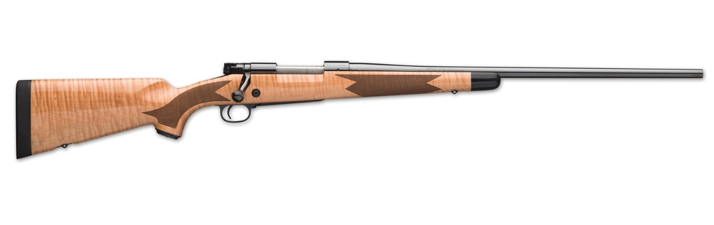 WINCHESTER REPEATING ARMS 535218289 MODEL 70 SUPER GRADE 6.5 CREEDMOOR CALIBER WITH 5+1 CAPACITY, 22" BARREL, HIGH POLISHED BLUED METAL FINISH & GLOSS AAA MAPLE STOCK RIGHT HAND (FULL SIZE)