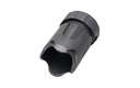 SILENCERCO AC1548 ASR BLAST SHIELD BLACK STEEL