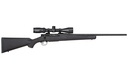 MOSSBERG 28052 PATRIOT  22-250 REM CALIBER WITH 5+1 CAPACITY, 22" FLUTED BARREL, MATTE BLUED METAL FINISH & BLACK SYNTHETIC STOCK RIGHT HAND (FULL SIZE) INCLUDES VORTEX CROSSFIRE II 3-9X40MM SCOPE