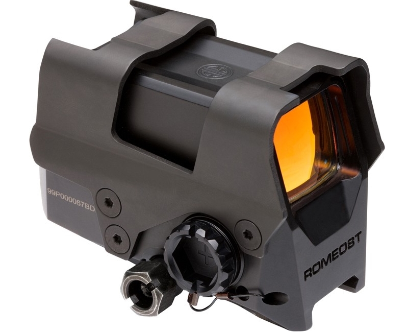 SIG SAUER ELECTRO-OPTICS SOR81002 ROMEO8T  BLACK 1 X 38 MM 2 MOA RED BALLISTIC DOT/65 MOA CIRCLE MULTI RETICLE