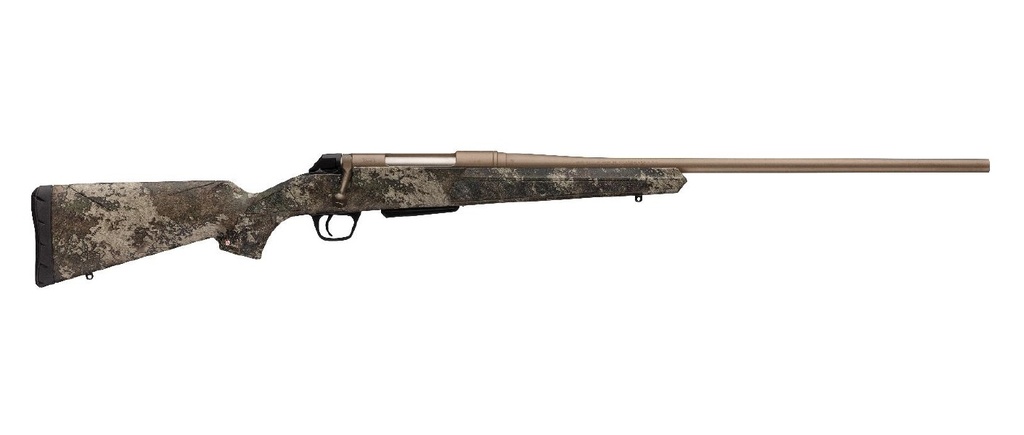 WINCHESTER REPEATING ARMS 535741264 XPR HUNTER FULL SIZE 270 WSM 3+1 24" FLAT DARK EARTH PERMA-COTE SPORTER BARREL, DRILLED & TAPPED STEEL RECEIVER, TRUETIMBER STRATA FIXED SYNTHETIC STOCK