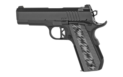 DAN WESSON 01884 EPC  9MM LUGER 9+1 4" STAINLESS BULL BARREL BLACK DUTY SERRATED STAINLESS STEEL SLIDE BLACK ALUMINUM FRAME WBEAVERTAIL BLACK/GRAY G10 GRIP