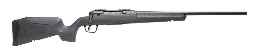 SAVAGE ARMS 32122 AXIS 2 COMPACT 7MM-08 REM 4+1 20" MATTE BLACK HEAVY SPORTER BARREL, MATTE BLACK DRILLED & TAPPED CARBON STEEL RECEIVER, FIXED MATTE GRAY SYNTHETIC STOCK, RIGHT HAND