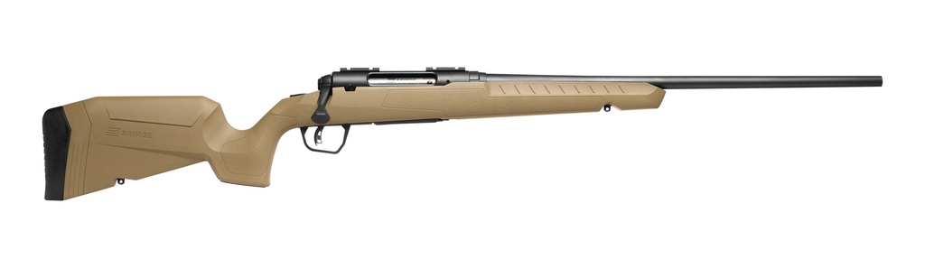 SAVAGE ARMS 32118 AXIS 2 COMPACT 400 LEGEND 4+1 20" MATTE BLACK HEAVY SPORTER BARREL, MATTE BLACK DRILLED & TAPPED CARBON STEEL RECEIVER, FIXED FLAT DARK EARTH SYNTHETIC STOCK, RIGHT HAND