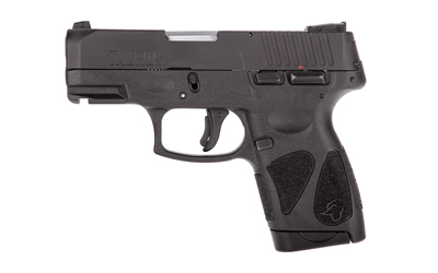 TAURUS 1G2S931 G2S  COMPACT FRAME 9MM LUGER 7+1 3.26" MATTE STAINLESS STEEL BARREL, MATTE BLACK SERRATED ALLOY STEEL SLIDE, BLACK POLYMER FRAME W/PICATINNY RAIL & POLYMER GRIP, RIGHT HAND