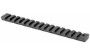 WARNE 76T3M MOUNTAIN TECH TACTICAL RAIL BLACK ANODIZED ALUMINUM TIKKA  T3/T3X RIFLE SHORT ACTION, 0 MOA