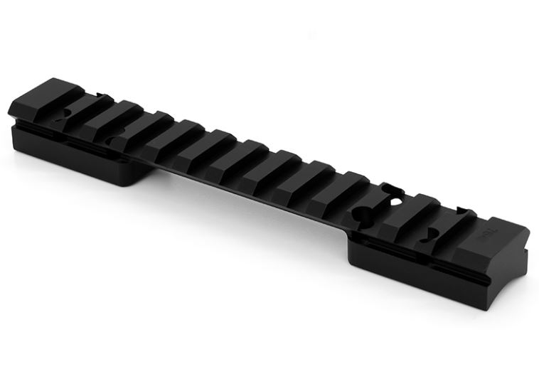 WARNE 7642M MOUNTAIN TECH TACTICAL RAIL BLACK ANODIZED ALUMINUM BROWNING X-BOLT LONG ACTION, 0 MOA