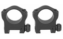 WARNE 7214M SCOPE RINGS MOUNTAIN TECH MATTE BLACK 30MM MEDIUM 0 MOA