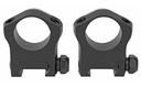 WARNE 7202M SCOPE RINGS MOUNTAIN TECH MATTE BLACK 1" HIGH 0 MOA