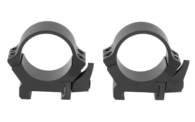 LEUPOLD 174074 QRW2 CROSS-SLOT SCOPE RING SET MATTE BLACK STEEL 30MM TUBE LOW QUICK RELEASE PICATINNY/WEAVER