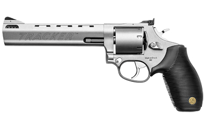 TAURUS 2-692069 692  MEDIUM 38 SPECIAL +P/357 MAG/ 9MM LUGER 7 SHOT 6.50" MATTE STAINLESS VENT RIB BARREL, CYLINDER & FRAME, BLACK RIBBER GRIP, TRANSFER BAR SAFETY, EXPOSED HAMMER, 2 CYLINDERS