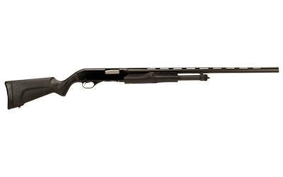 STEVENS 22436 320 FIELD FULL SIZE 20 GAUGE PUMP 3" 5+1 26" MATTE BLACK VENT RIB BARREL, MATTE BLACK ALUMINUM RECEIVER, FIXED MATTE BLACK SYNTHETIC STOCK, AMBIDEXTROUS