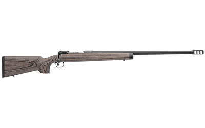 SAVAGE ARMS 22448 112 MAGNUM TARGET FULL SIZE 338 LAPUA MAG 1RD 26" MATTE BLACK HEAVY THREADED BARREL, DRILLED & TAPPED W/PICATINNY RAIL STEEL RECEIVER, GRAY LAMINATE FIXED WOOD STOCK