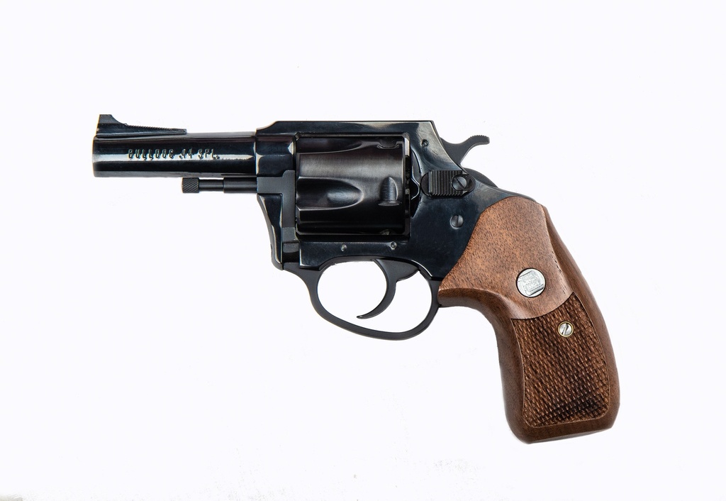 CHARTER ARMS 34431 BULLDOG SPECIAL CLASSIC LARGE 44 SPECIAL, 5 SHOT 3" BLUED CARBON STEEL BARREL, CYLINDER & FRAME W/WOOD GRIP