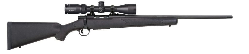 MOSSBERG 27934 PATRIOT  270 WIN CALIBER WITH 5+1 CAPACITY, 22" FLUTED BARREL, MATTE BLUED METAL FINISH & BLACK SYNTHETIC STOKC RIGHT HAND (FULL SIZE) INCLUDES VORTEX CROSSFIRE II 3-9X40MM SCOPE